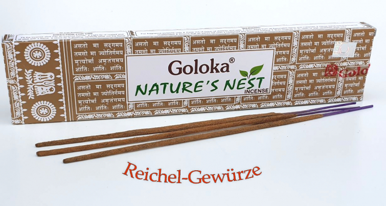 Räucherstäbchen GOLOKA Nature´s Nest,12x15g